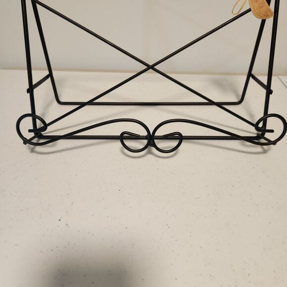 Ewe's View Cookbook Stand - Black Metal - NEW - Picture 2 of 7
